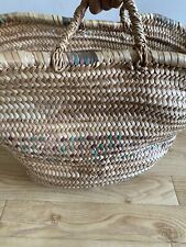 Moroccan straw bag for sale  NOTTINGHAM