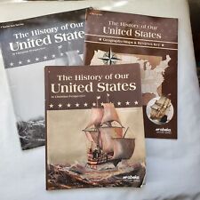 Usado, Abeka The History of Our United States, Livro Didático, Chave de Quiz/Teste, Mapas Geográficos comprar usado  Enviando para Brazil