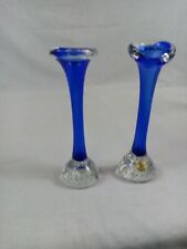 swedish art glass blue for sale  PRESCOT