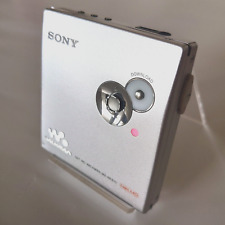 Sony MZ-NE810 MiniDisc Player Prata Testado Funcionando + Novo Disco Sony MDW80T comprar usado  Enviando para Brazil