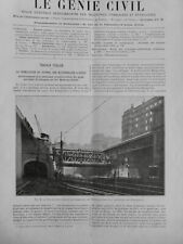 1926 GC METROPOLITAIN DMOLITION TUNEL BATIGNOLLES PARIS PONT CHEMIN FER  comprar usado  Enviando para Brazil