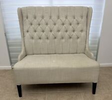 Button tufted beige for sale  Coral Springs