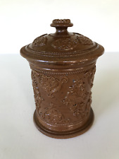 Antique 19th Century, Salt Glaze Stoneware, French Storage Jar, sprigged flowers for sale  Shipping to South Africa
