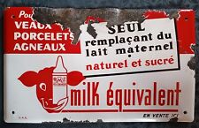 Plaque émaillée milk d'occasion  Kunheim