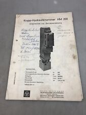 Krupp 200 hydraulikhammer gebraucht kaufen  Twistringen