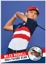 2024 Miles Russell Future Stars Golf Rookie Card Pro Golfista comprar usado  Enviando para Brazil