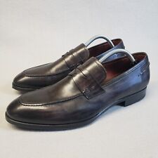 Magnanni Diezma Mens Size 10 M Loafers Dress Shoes Slip On Brown Weathered for sale  Shipping to South Africa
