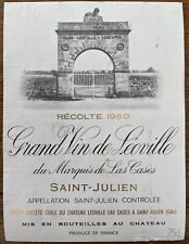 étiquette château léoville d'occasion  Toul