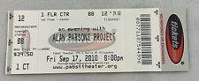 Usado, 2010 09/17 An Night con Alan Parson Project boleto de concierto-Milwaukee segunda mano  Embacar hacia Argentina