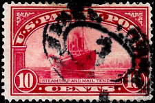 US Scott #Q6 1913 10 centavos paquete correo vapor y licitación por correo usado en muy buen estado segunda mano  Embacar hacia Argentina