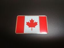 3D METAL CANADA FLAG EMBLEM / STICKER / CANADIAN DECAL (FOR CAR / HOME / LAPTOP), used for sale  Canada