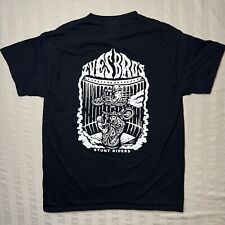 Camiseta masculina Ives Brothers Cycles Wall Of Death M preta motociclistas, usado comprar usado  Enviando para Brazil