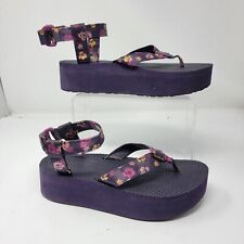 Sandália plataforma Teva feminina 8 roxa floral caqui sandálias plataforma comprar usado  Enviando para Brazil