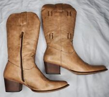 Zapatos buscados Para mujer Texana Puntera puntiaguda Media pantorrilla Botas de vaquero en Talla Natural 9 M, usado segunda mano  Embacar hacia Argentina