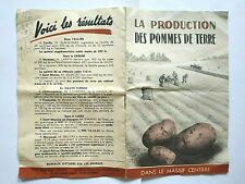 Production pommes terre d'occasion  France