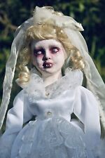 Boneca de porcelana assombrosa assustadora noiva vampira exclusiva ooak assustador colecionável comprar usado  Enviando para Brazil