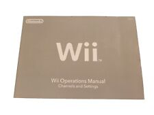 Guía de configuración y canales manuales de operaciones de Nintendo Wii segunda mano  Embacar hacia Argentina