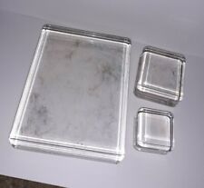 acrylic stamping blocks for sale  PLYMOUTH