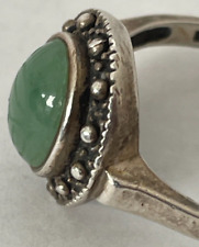 Antigo anel de prata esterlina 925 jade prensa embutida Tailândia HAN Marcassite 8 comprar usado  Enviando para Brazil