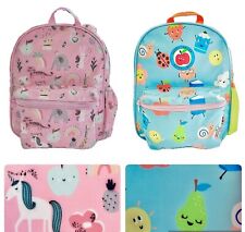 Girls NXT Rucksack School Bag PVC Backpack Unicorn Rainbow Pink Drink Pocket NEW, used for sale  Shipping to South Africa