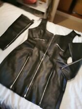 black leather dresses for sale  RUGBY