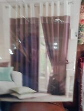 Eyelet curtains oatmeal for sale  ALNWICK