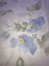 Toalha de mesa retangular 70x53” primavera branco damasco azul roxo floral capa de mesa, usado comprar usado  Enviando para Brazil