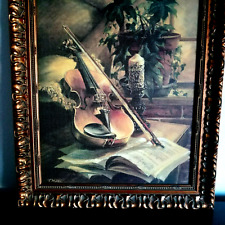 Violin framed art for sale  Buena Park