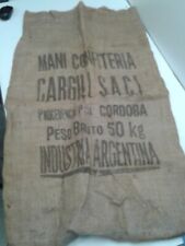 Vintage  50kg Burlap Argentina Coffee Bean Bag for sale  Shipping to South Africa