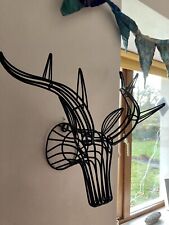 Metal stags head for sale  Ireland
