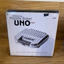 VillaWare Pizzelle Cookie Baker Maker Uno Series Model 2060 IOB Stainless for sale  Shipping to South Africa