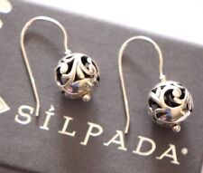 Used, Silpada Sterling Silver Simple Delight Filigree Ball Bead Drop Earrings W0718 for sale  Ft Mitchell