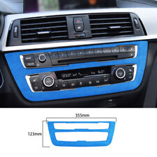 Para BMW 3 4 Series GT 2013-2019 azul camurça console central CD interruptor painel acabamento comprar usado  Enviando para Brazil