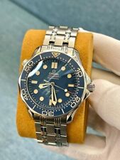Reloj para hombre OMEGA Seamaster azul cristal zafiro, usado segunda mano  Embacar hacia Argentina