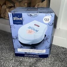 Disney Stitch Mini Round Waffle Maker - Cooking Non-Stick Imprint NEW Primark❤️, used for sale  Shipping to South Africa