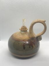 vintage pottery oil lamp for sale  Jacksonville