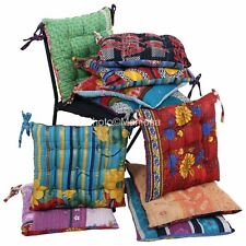 Almofada de cadeira de assento macio vintage Kantha associada 5 peças almofada de algodão cadeira de jardim comprar usado  Enviando para Brazil