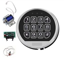 Gun Safe Replacement Lock Chrome Digital Keypad Electronic Lock Solenoid Lock for sale  Shipping to South Africa