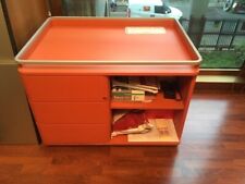 Cassettiera ufficio - metallo - arancione  usato  Torino