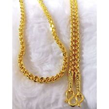 Colar de ouro corrente 24" comprimento ouro 18K amuleto tailandês comprar usado  Enviando para Brazil