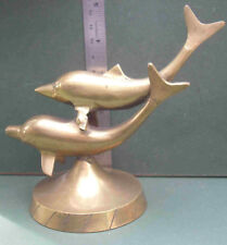 Brass dolphin figurine for sale  DORCHESTER