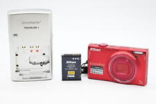Cámara digital Nikon Coolpix S6100 16 MP con zoom 7x rojo #280 segunda mano  Embacar hacia Mexico