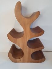 Unusual Wooden Wine Rack For 6 Bottles By Natchez  for sale  Shipping to South Africa