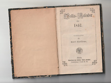 Volkskalender 1857 karl gebraucht kaufen  Leegebruch