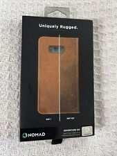Nomad Leather wallet Case with Card Cash Slots for Samsung Galaxy S8+ plus Brown, used for sale  Shipping to South Africa