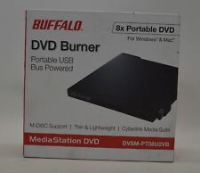 BUFFALO DVSM-PT58U2VB-EU DVD BURNER FOR WINDOWS AND MAC USB, used for sale  Shipping to South Africa