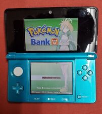 Console Nintendo 3DS azul água com Pokemon Bank Transporter + jogos Pokemon comprar usado  Enviando para Brazil