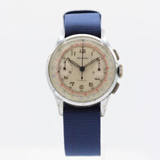 Vintage 34mm Delmark Męski mechaniczny chronograf Zegarek na rękę Venus 188 Szwajcarski na sprzedaż  Wysyłka do Poland