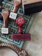 rubber handles wooden stamp for sale  Villa Park