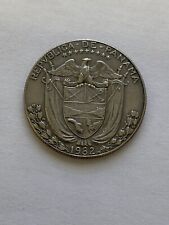 Panamá 1/2 Balboa medio 1982. ¡Bonita moneda antigua! segunda mano  Embacar hacia Argentina